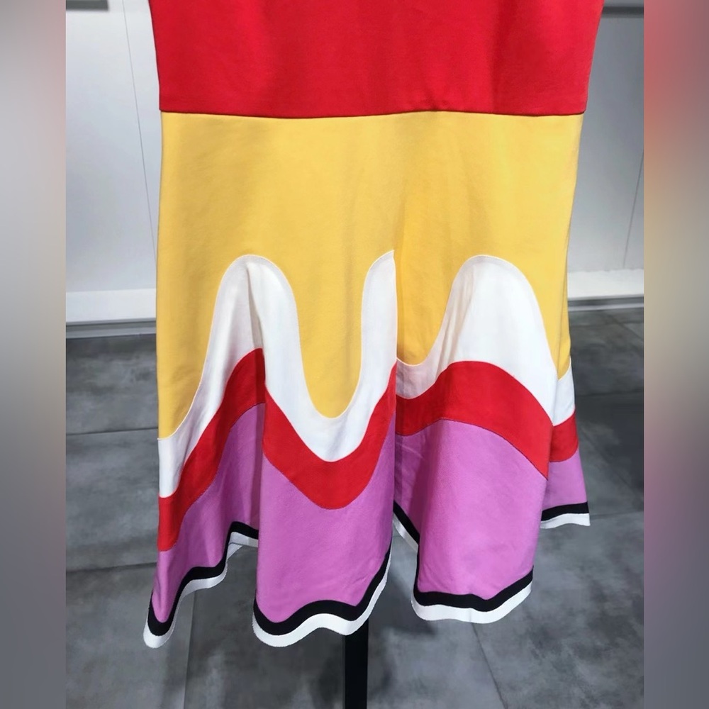 US 2 EMILIO PUCCI Color Printed Dress NWT - Picture 5 of 8